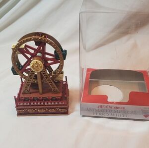 Mr Christmas Animated Musical Ferris Wheel "We Wish You A Merry Christmas "